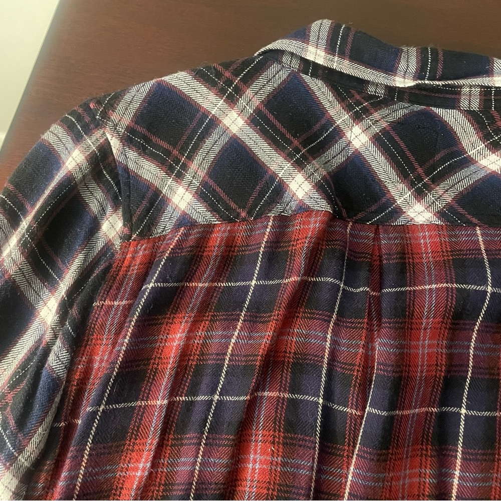 Rails Flannel Red Navy White Size L - image 7